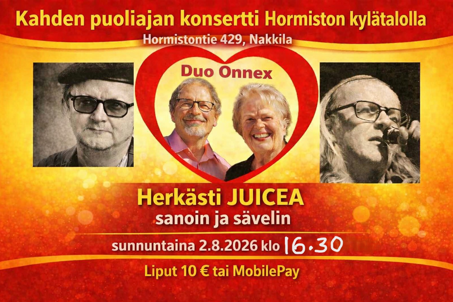 Duo Onnex – Herkästi JUICEA