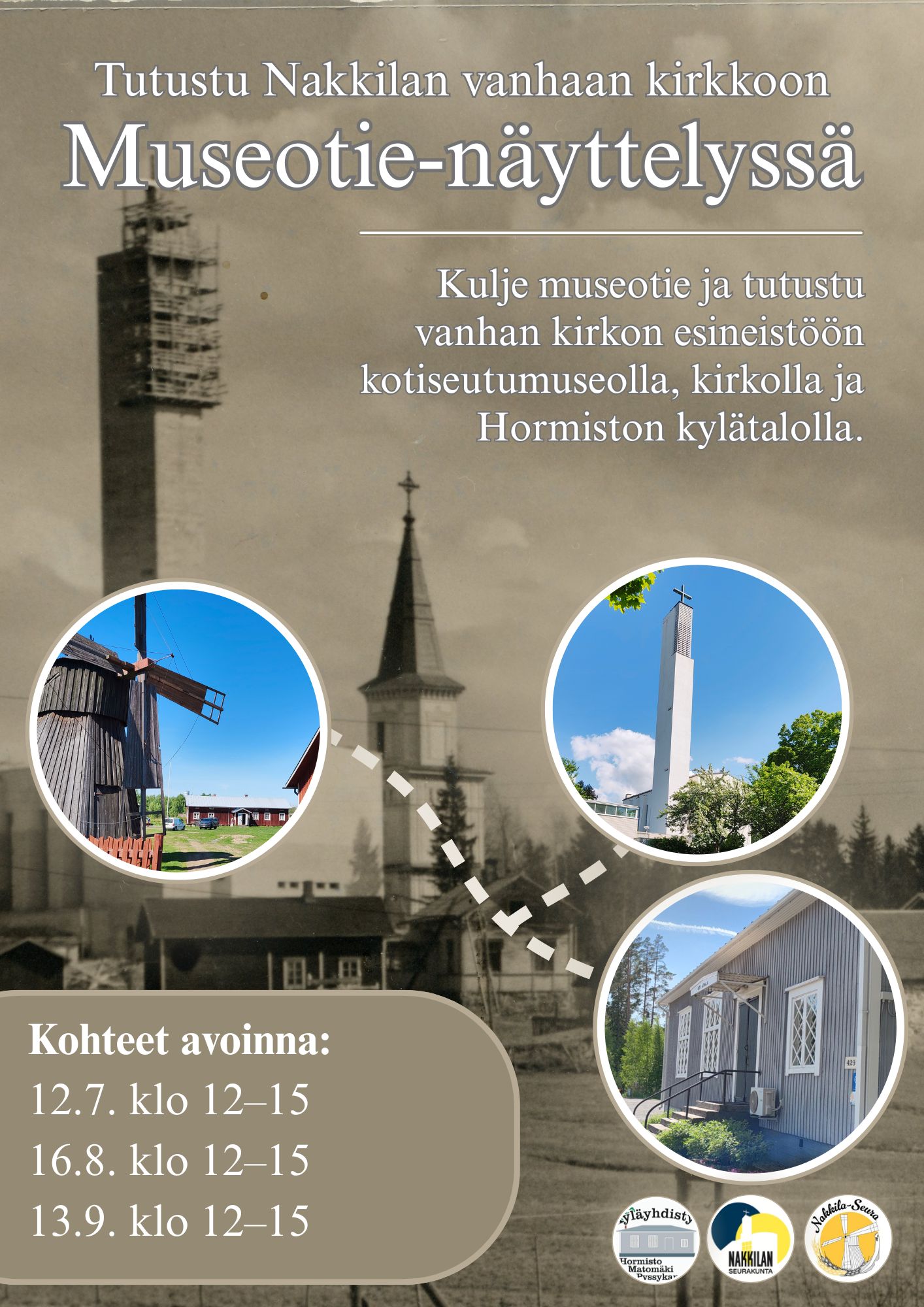 Museotie 2026 Kolmen Kylän Talolla